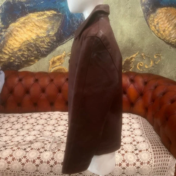 VINTAGE Rem Garson Deep Brown Pea Coat